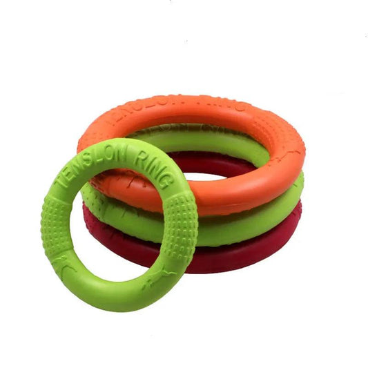 Pet Flying Discs EVA Dog Training Ring Puller Resistant Bite Floating Toy Puppy Outdoor Interactive Game Playing Products Supply