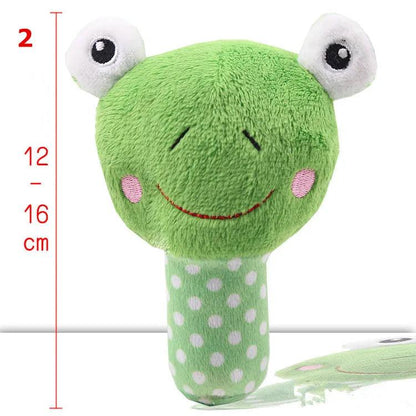 Funny Fleece Durability Chew Molar Toy Cute Pet Dog Cat Plush Squeak Sound Dog Toys Rabbit Frog Shape pet products