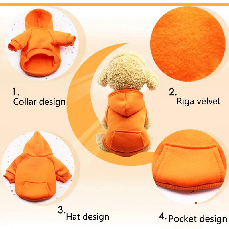 Pet Dog Clothes For Small Dogs Clothing Warm Clothing for Dogs Coat Puppy Outfit Pet Clothes for Large Dog Hoodies Chihuahua 45