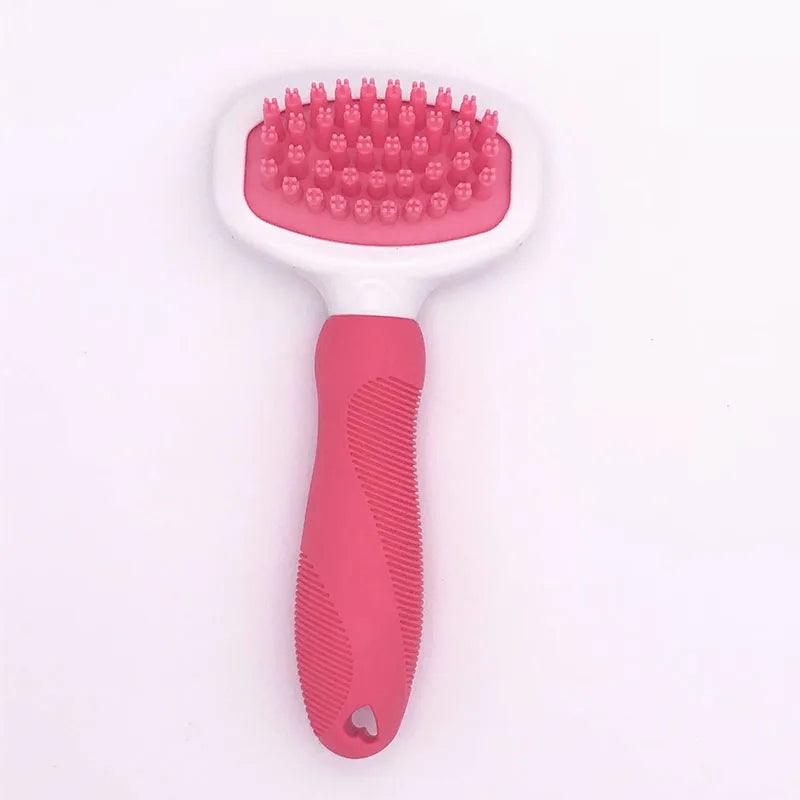 brosse de toilettage en silicone - bain, massage - pour chien et chat