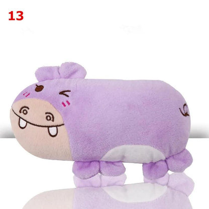 Funny Fleece Durability Chew Molar Toy Cute Pet Dog Cat Plush Squeak Sound Dog Toys Rabbit Frog Shape pet products