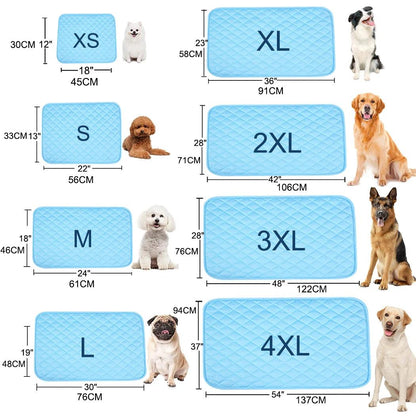 Dog Mat Cooling Summer Pet Mats for Medium Large Dog Pad Sofa Breathable Dogs Bed Cat Blanket Washable Cool Dogs Ice Mat