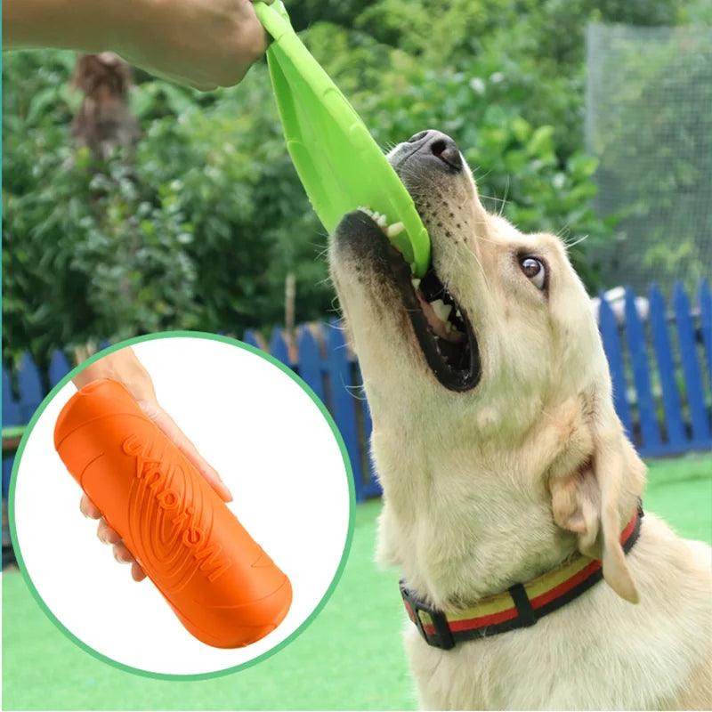 Frisbee pour chien indestructible en caoutchouc non toxique