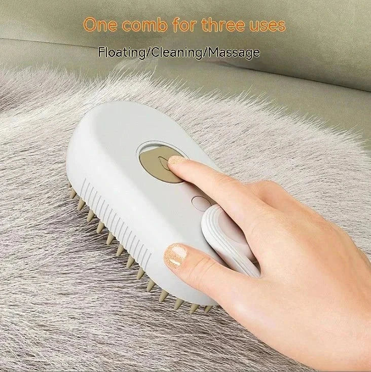 Brosse Vapeur Pour Chat et Chien, Brosse Electrique à Eau