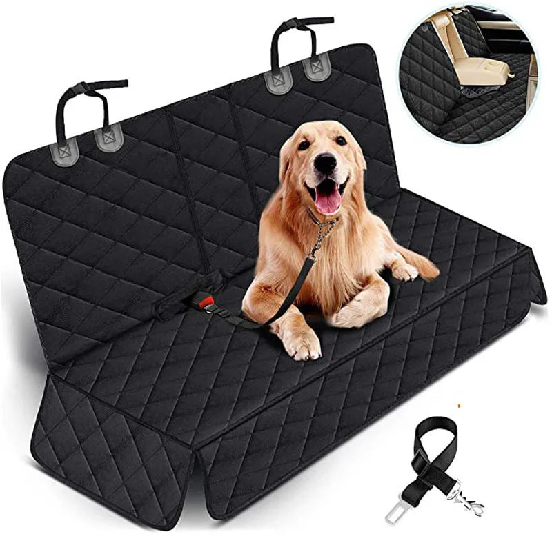 Back Bench Seat Cover, Back Seat Protection Cover for Dogs and Cats in Car