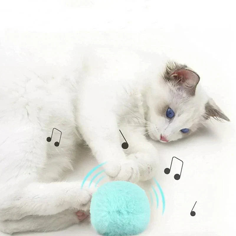 Jouet Interactif Pour Chat - Balle Stimulante Avec le Son des Animaux