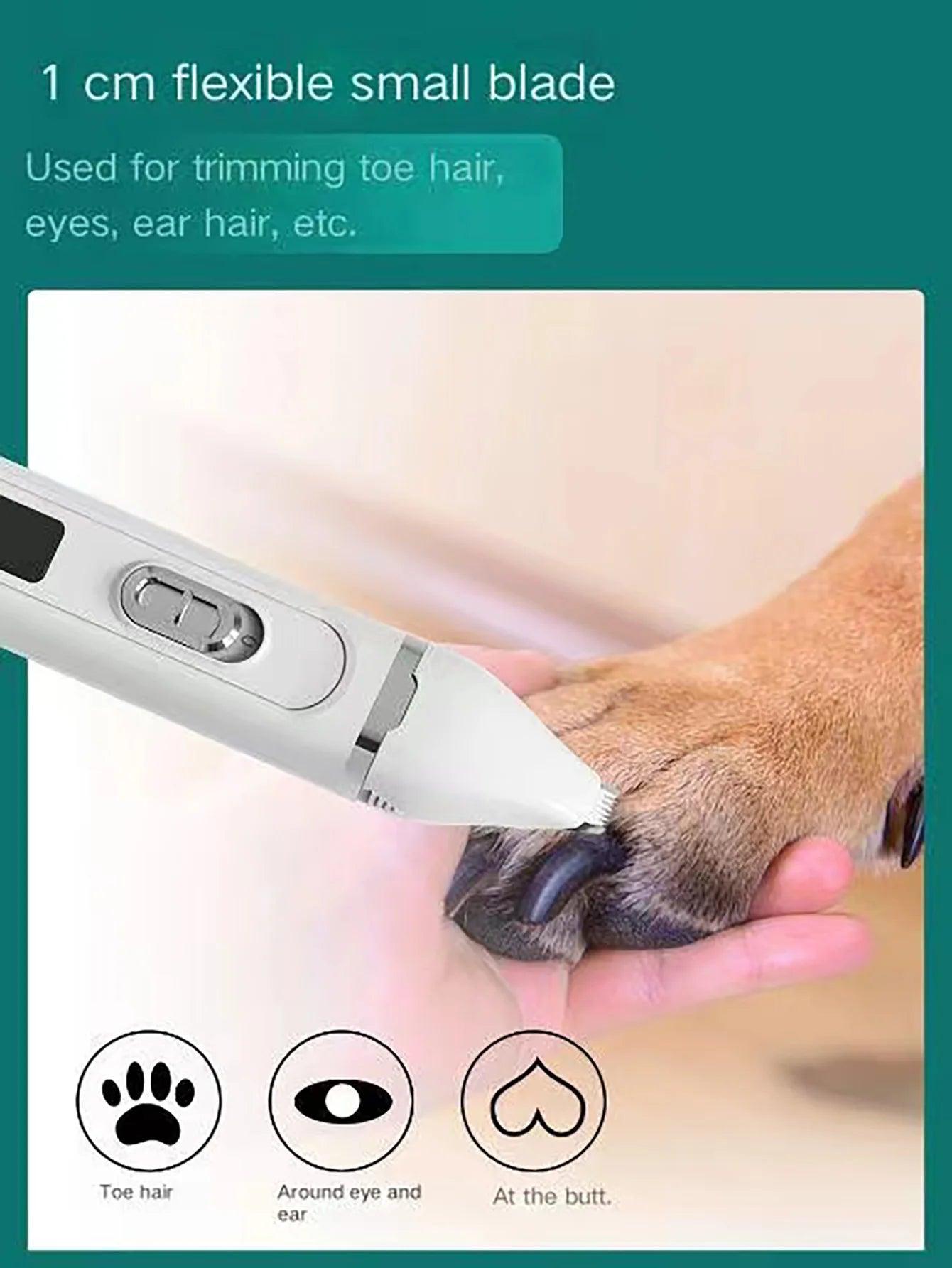 Dog Hair Clippers Grooming Electric Pet Clipper Professional Silent Hair Cutter USB Rechargeable Pet Grooming Clipper