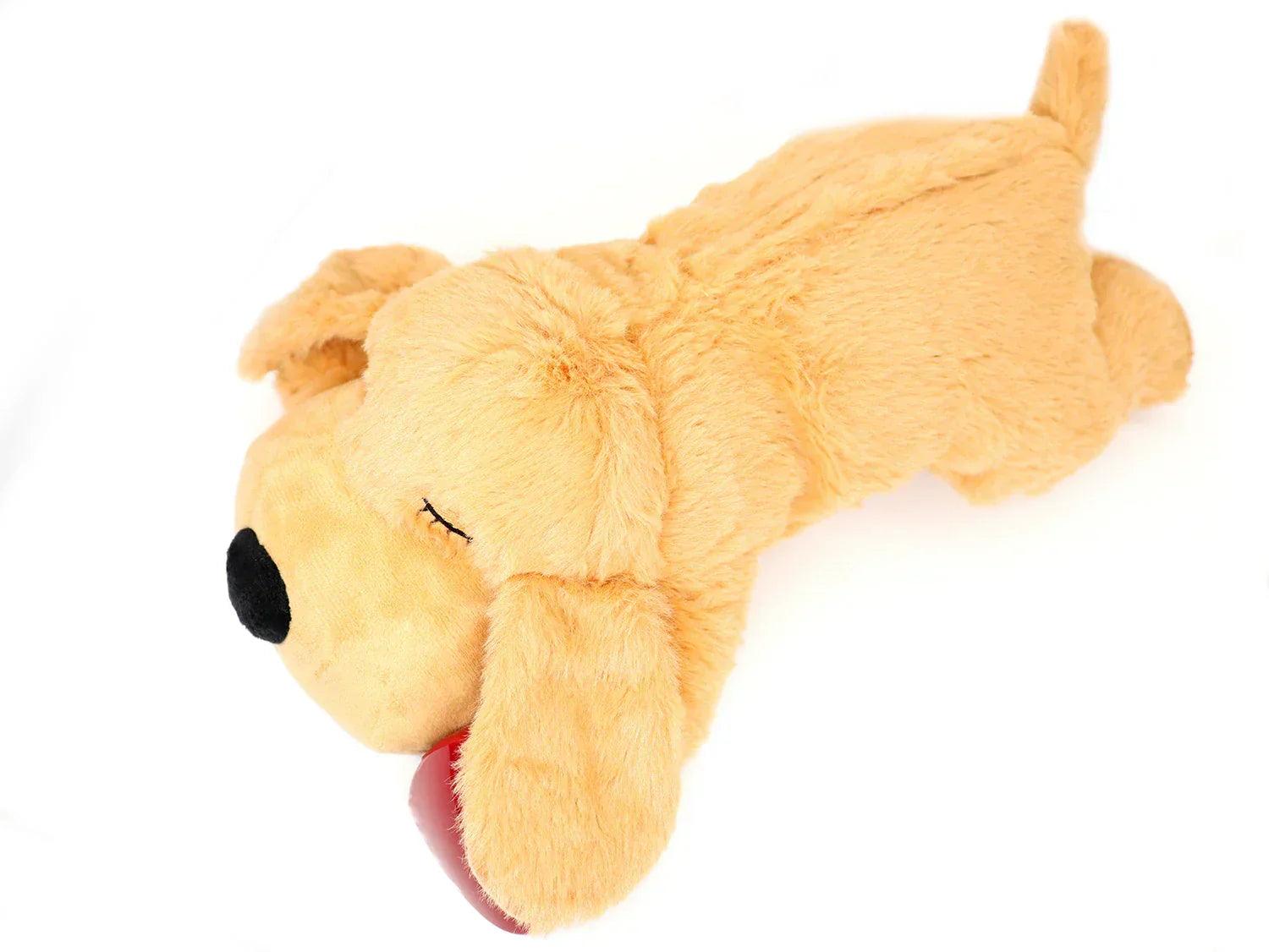 Peluche avec battements de cœur pour animaux, Soulager l'anxiété et Améliorer le Sommeil