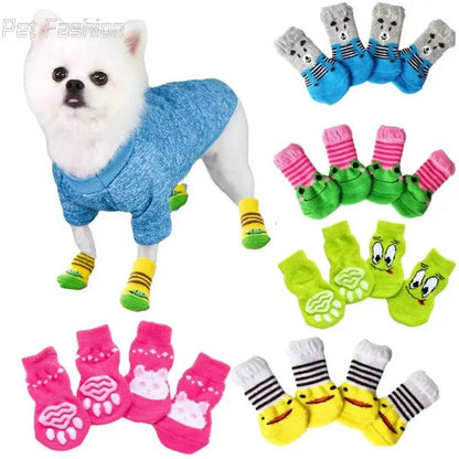 Chaussettes Pour Chien Chiot, Antidérapantes