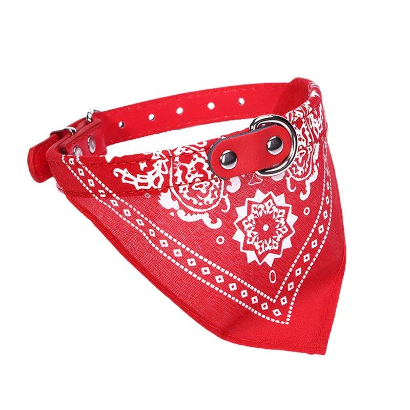 Bandana pour chat et chien rouge