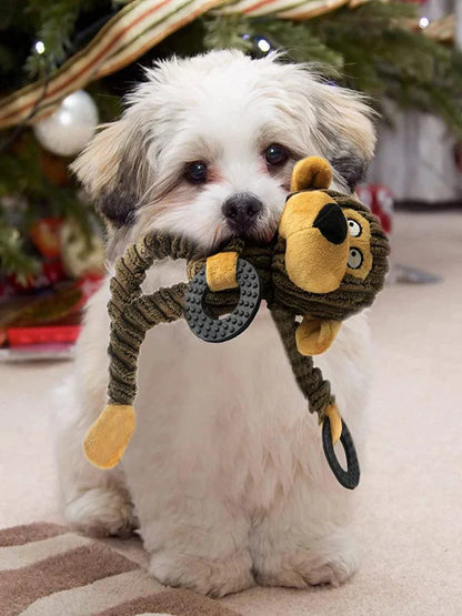 Animaux en Peluche Sonore Pour Chien - jouet à mordre