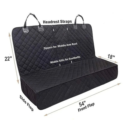 Housse de Siège pour Banquette Arrière, Housse de Protection Pour Chien et Chat en Voiture