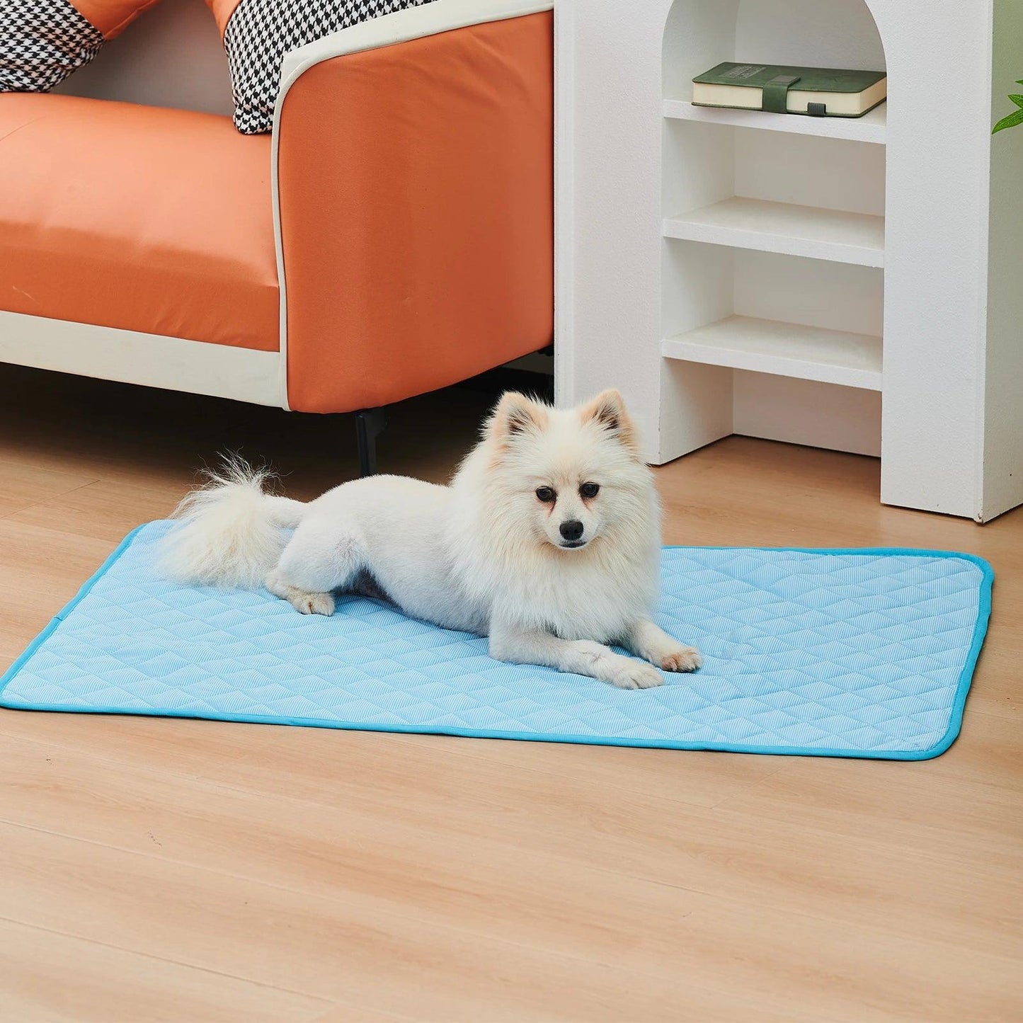 Dog Mat Cooling Summer Pet Mats for Medium Large Dog Pad Sofa Breathable Dogs Bed Cat Blanket Washable Cool Dogs Ice Mat