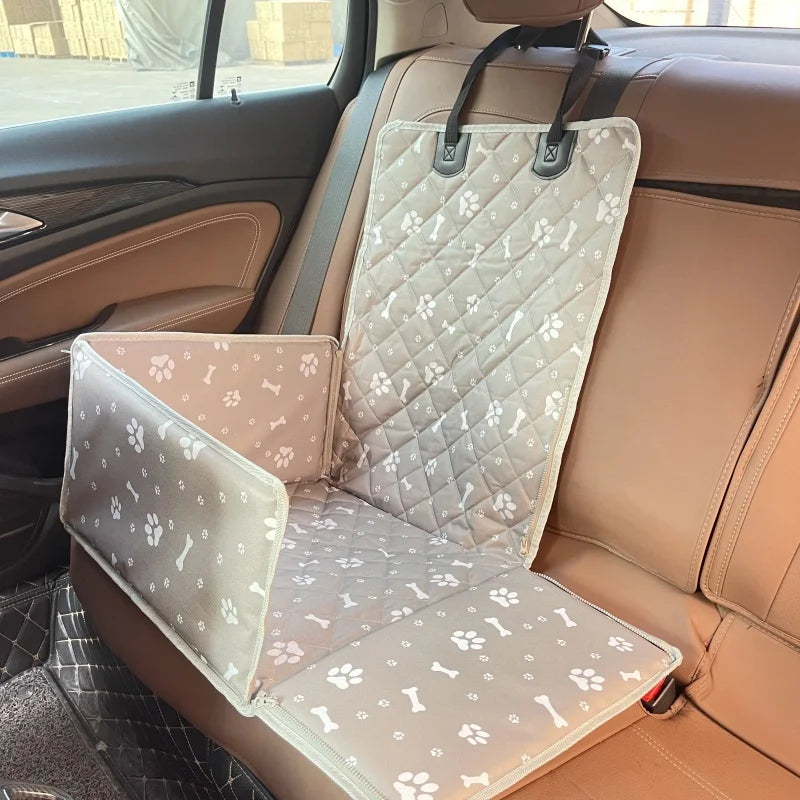 Dog Seat Cover, Travel Bag for Dogs and Cats in Car