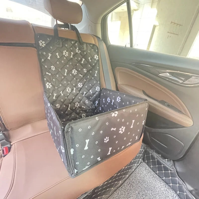 Dog Seat Cover, Travel Bag for Dogs and Cats in Car