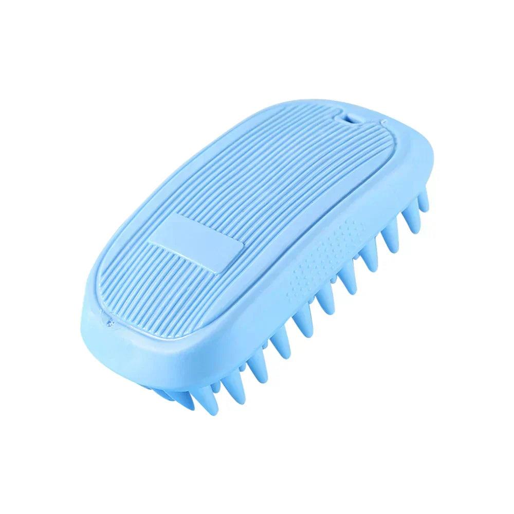 Brosse de bain en silicone, douce et délicate pour chiens