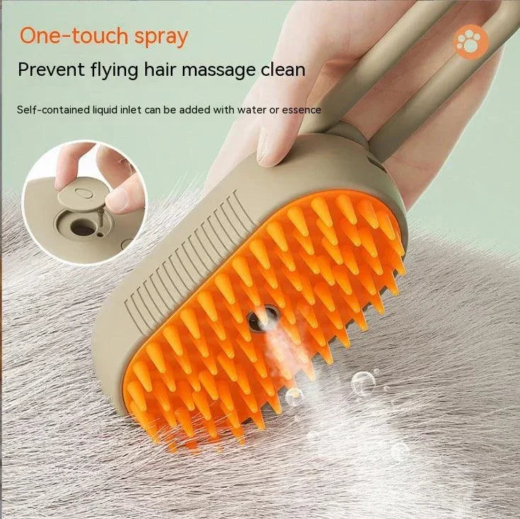 Brosse Vapeur Pour Chat et Chien, Brosse Electrique à Eau