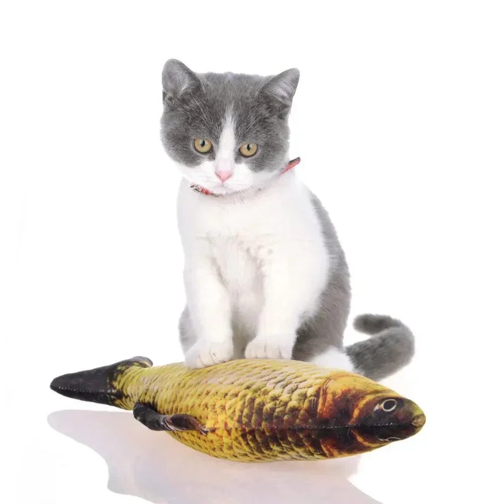 Poisson Pour Chat, stuffed fish cat toy