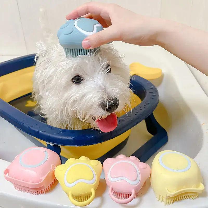 sillicone pet bath brush,gommage du corps,brosse pour le corps,brosses pour le corps,éponges de bain.