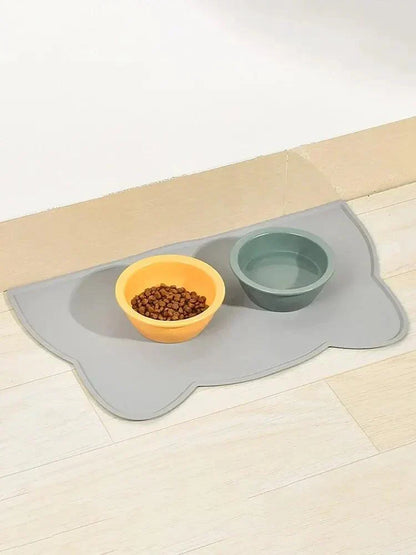 Tapis de Gamelles, Silicone, Tapis d'Alimentation