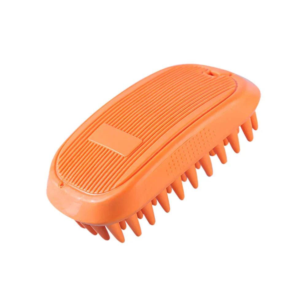 Brosse de bain en silicone, douce et délicate pour chiens